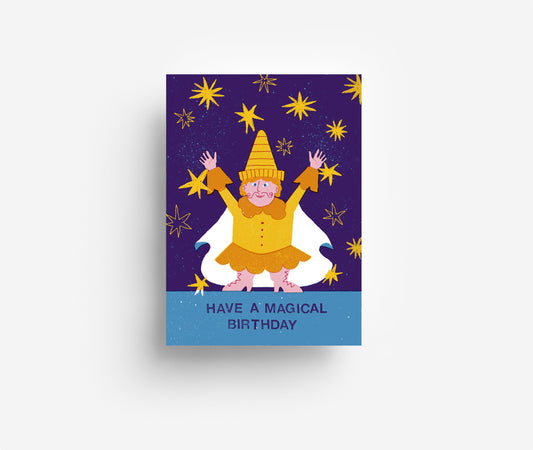 Magical Birthday Postkarte DIN A6