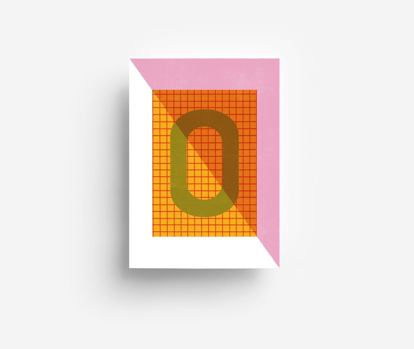 Farbiges Alphabet Postkarte A-Z DIN A6