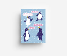 Load image into Gallery viewer, Penguins Postcard DIN A6