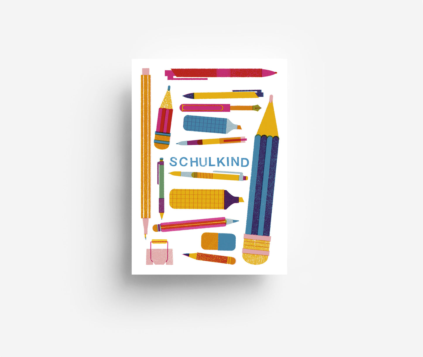 Stifte Postkarte DIN A6
