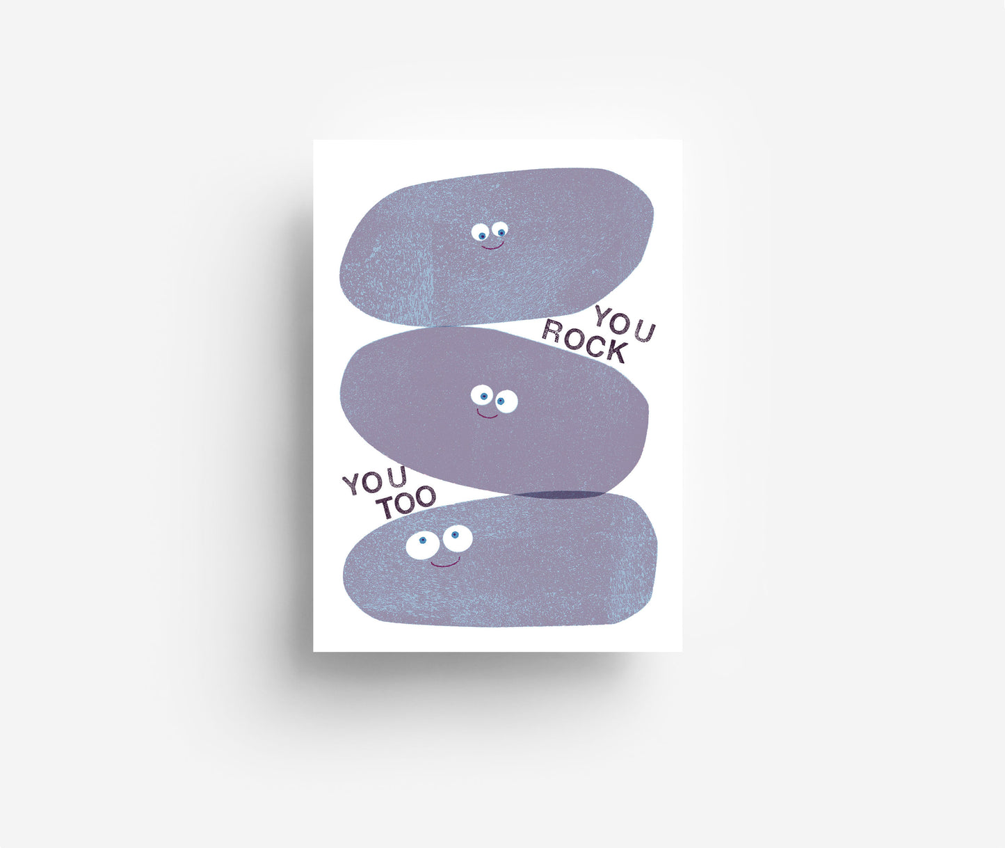 You Rock Postkarte DIN A6