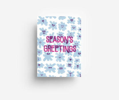 Flocken Postkarte DIN A6