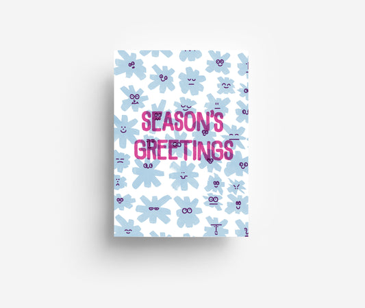 Flocken Postkarte DIN A6
