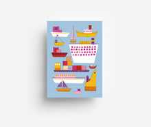 Load image into Gallery viewer, Ships Postcard DIN A6