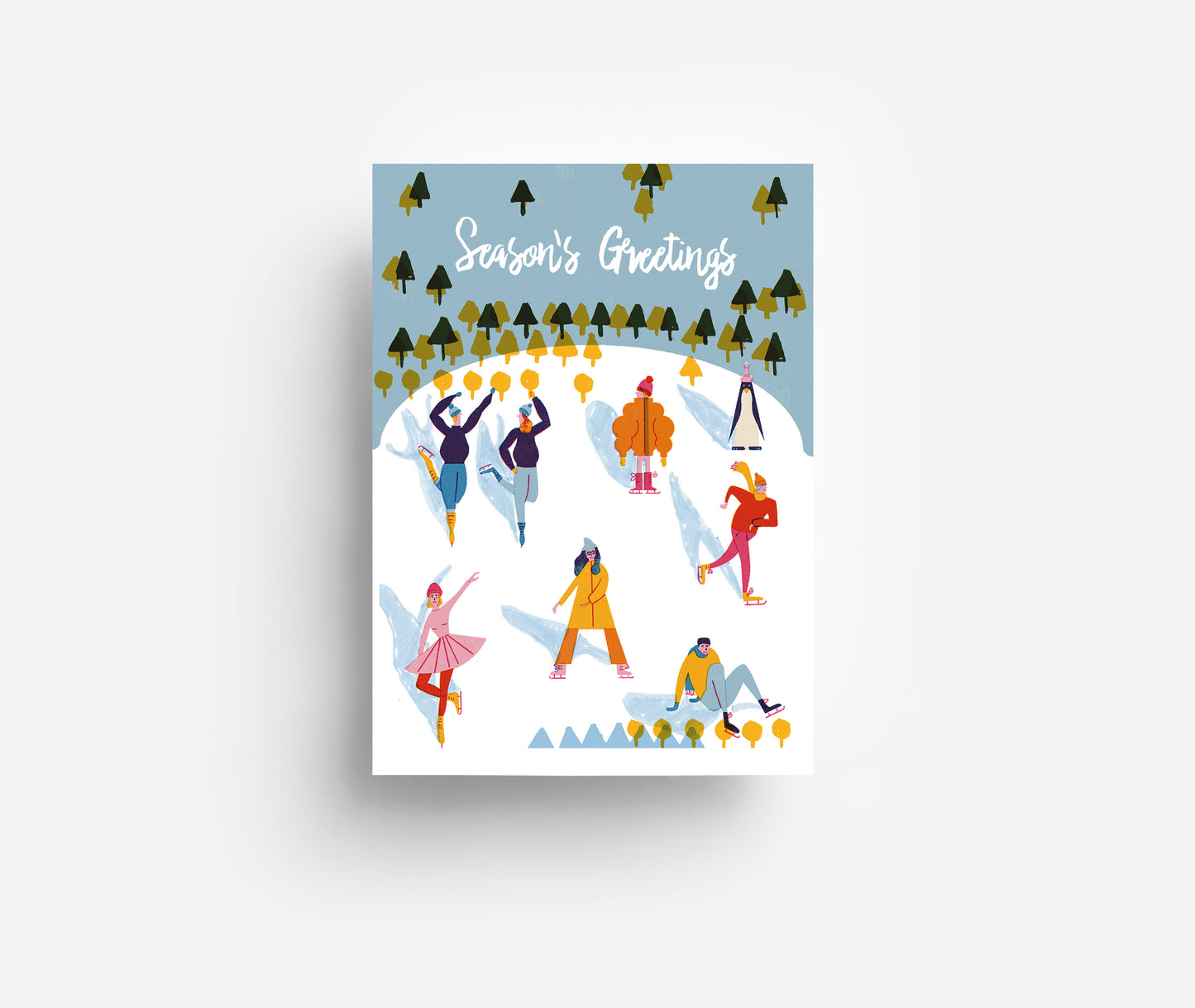 Season's Greetings Postkarte DIN A6