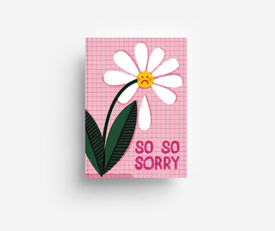 So Sorry Postcard DIN A6