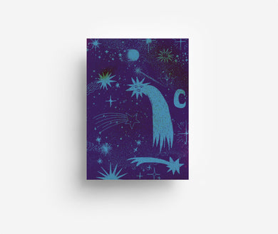 Starry Sky Postcard DIN A6