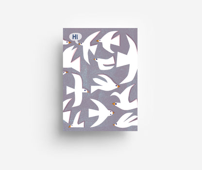Schwarm Postkarte DIN A6