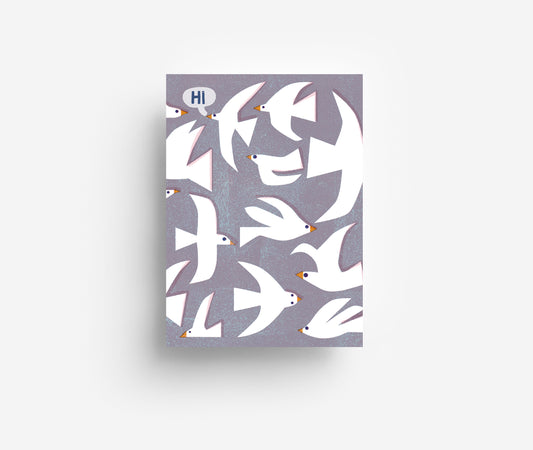 Schwarm Postkarte DIN A6