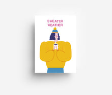 Load image into Gallery viewer, Sweater Weather Postcard DIN A6