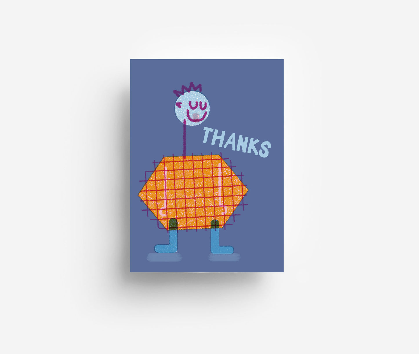 Thanks Postkarte DIN A6