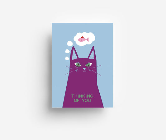 Thinking Of You Postkarte DIN A6