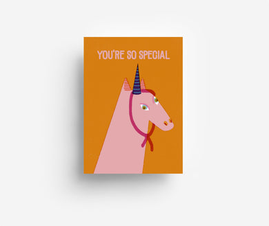 Unicorn Postcard DIN A6