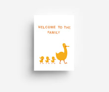 Load image into Gallery viewer, Welcome To The Family Postcard DIN A6