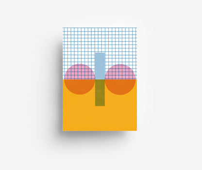 Farbiges Alphabet Postkarte A-Z DIN A6