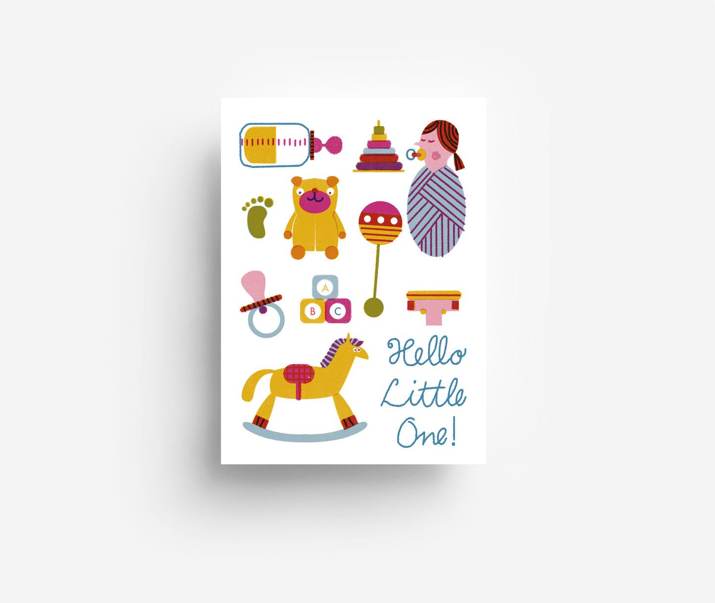 Baby Baby Postkarte DIN A6