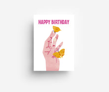 Load image into Gallery viewer, Birthday Hand Postcard DIN A6