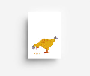 Chicken Postcard DIN A6