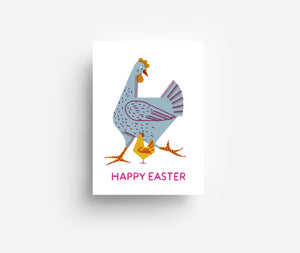 Happy Easter Postcard DIN A6
