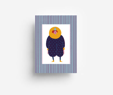 Clown Postcard DIN A6