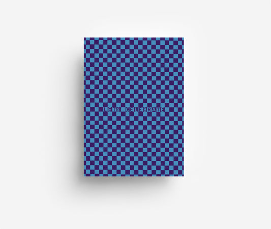Grid Celebrate Postkarte DIN A6