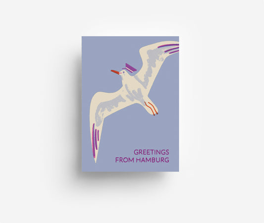 Hamburg Greetings Postkarte DIN A6