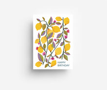 Load image into Gallery viewer, Birthday Lemons Postcard DIN A6
