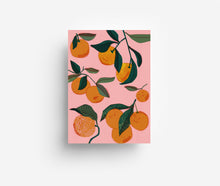 Load image into Gallery viewer, Pink Oranges Postcard DIN A6