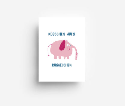 Rüsselchen Postkarte DIN A6
