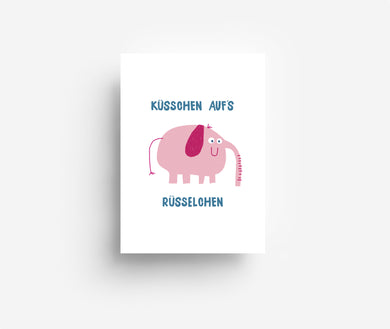 Rüsselchen Postcard DIN A6