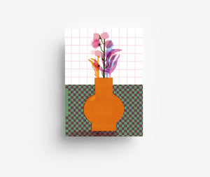 Vase Postkarte DIN A6