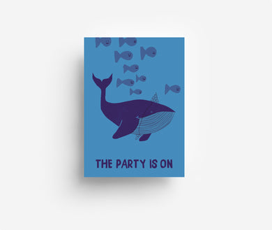 Whale Postcard DIN A6