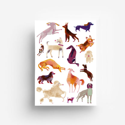 Dogs Digital Print DIN A3 jungwiealt