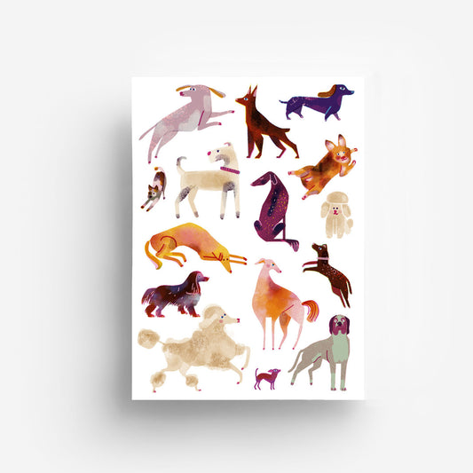 Dogs Digital Print DIN A3 jungwiealt