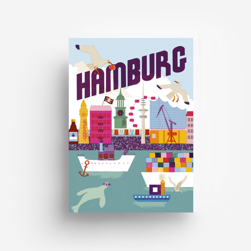 Hamburg Digital Print DIN A3 jungwiealt