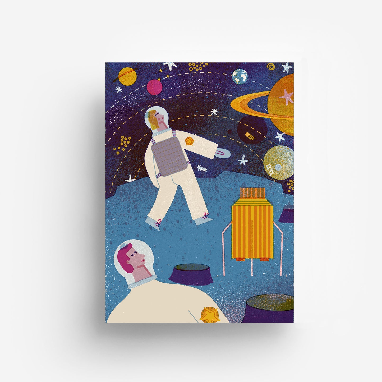Moon Digital Print DIN A3 jungwiealt