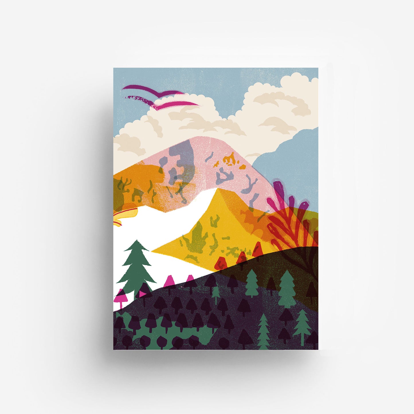 Mountains Digital Print DIN A3 jungwiealt