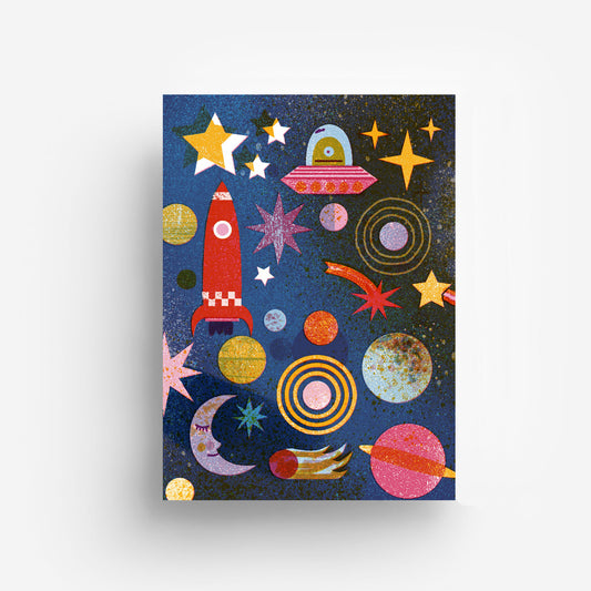 Outer Space Digital Print DIN A3 jungwiealt