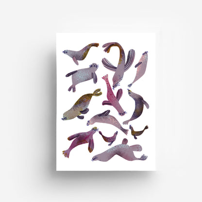 Seals Digital Print DIN A3 jungwiealt