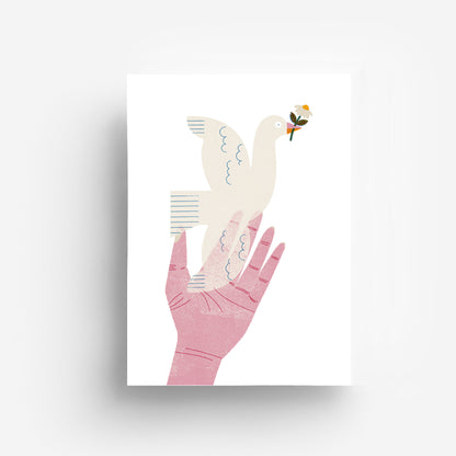 Dove Digital Print DIN A3 jungwiealt