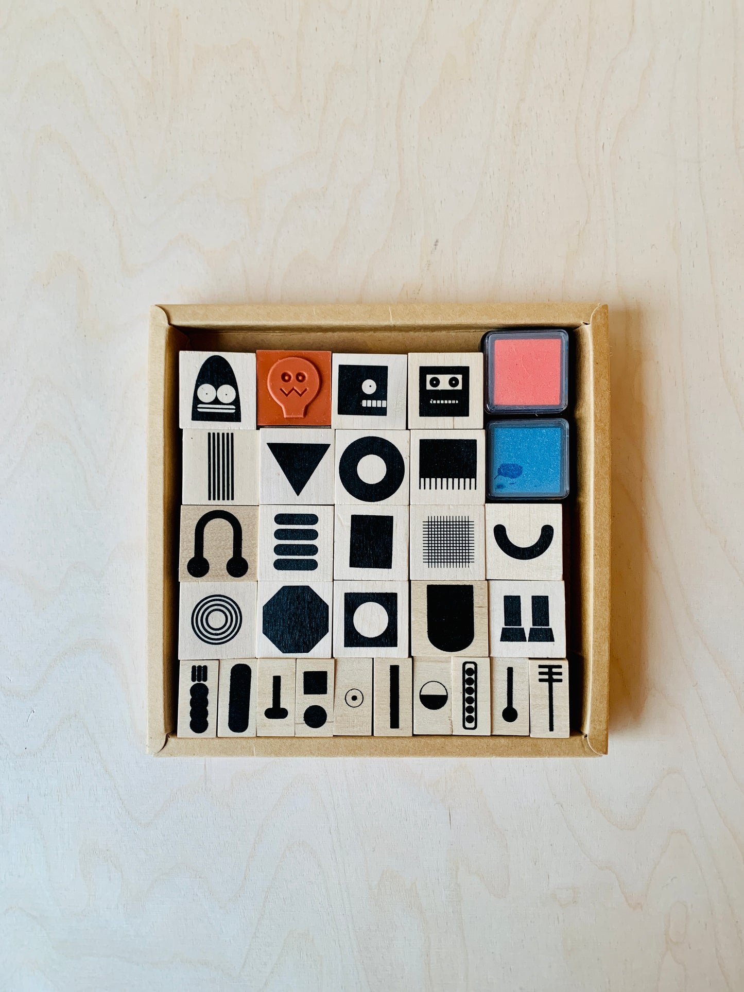 creative robot stamp set