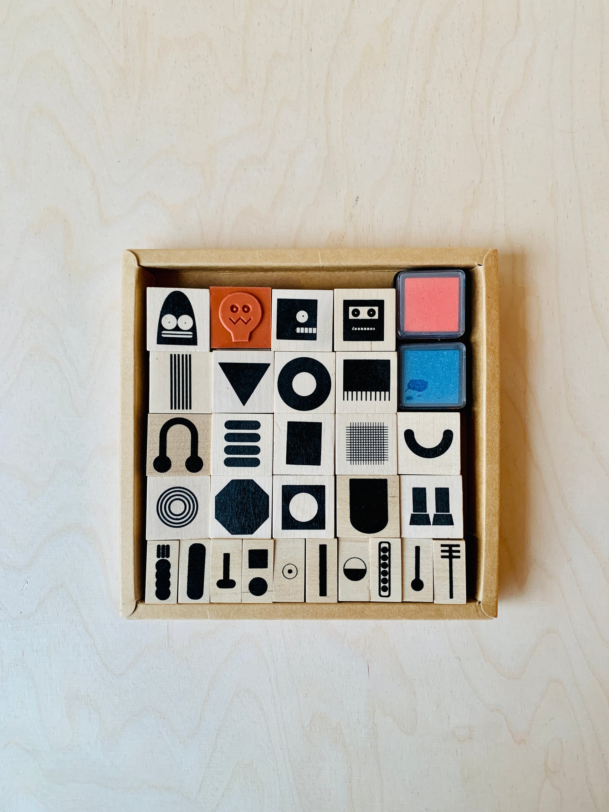 creative robot stamp set