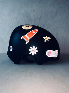 reflecting helmet with Space Reflective Sticker Din A5 Sheet jungwiealt