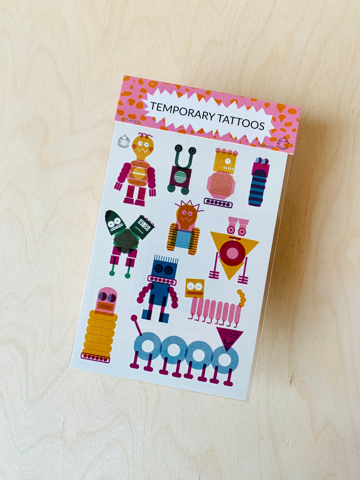 modern and fun Robot Temporary Tattoos jungwiealt