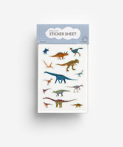 Dinosaur Kiss Cut Sticker Sheet jungwiealt