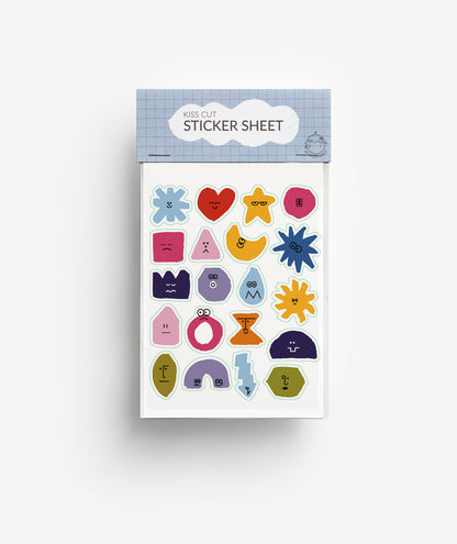 Emotions Kiss Cut Sticker Sheet jungwiealt