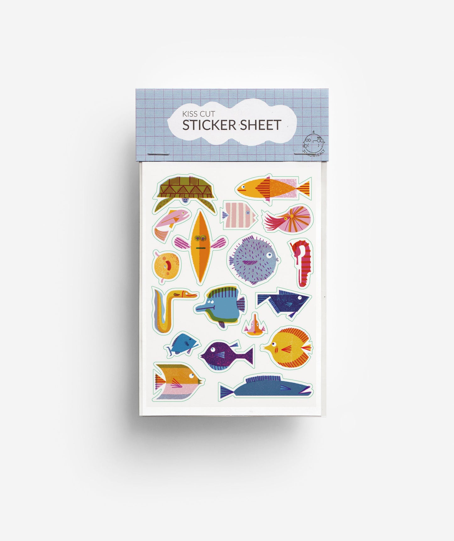 Fish Kiss Cut Sticker Sheet jungwiealt