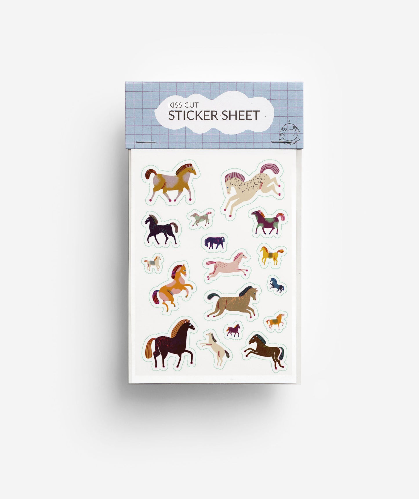 Horses Kiss Cut Sticker Sheet jungwiealt