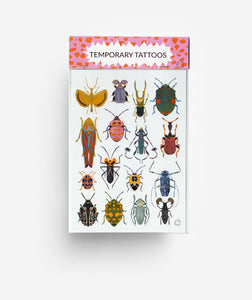 modern Bugs Temporary Tattoos