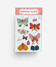 Load image into Gallery viewer, modern and fun Butterfly Temporary Tattoos